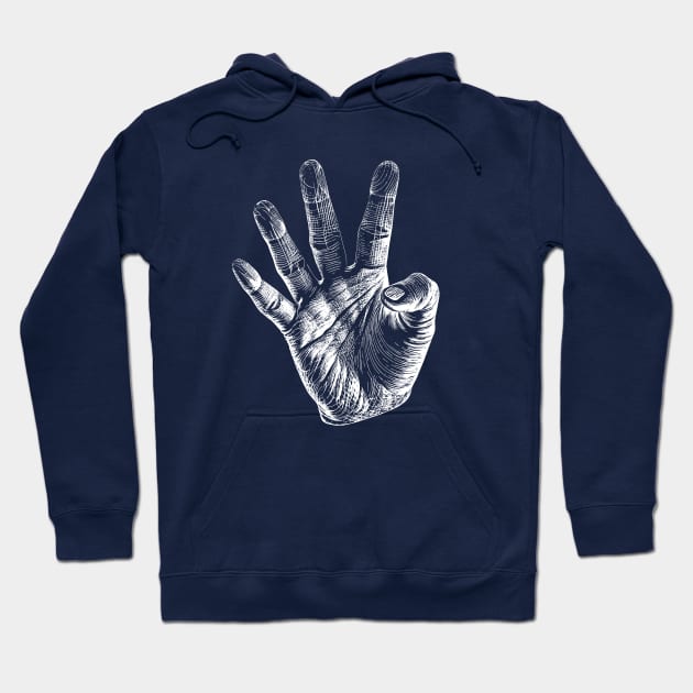 Hand Gesture Hoodie by CatCoconut-Art